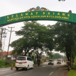 Penampakan Gapura Selamat Data di Kabupaten Bangkalan, Madura setelah direnovasi menggunakan ACP